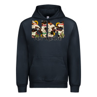 Navy new mexico state cowhide serape cactus Urban Hoodie - RanaPortraitStore