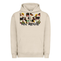 Pigment French Oak new mexico state cowhide serape cactus Urban Hoodie - RanaPortraitStore