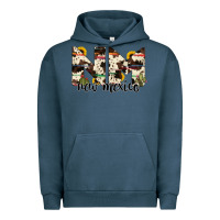 Pigment Midnight Navy new mexico state cowhide serape cactus Urban Hoodie - RanaPortraitStore