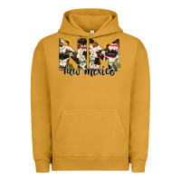 Pigment Peanut Butter new mexico state cowhide serape cactus Urban Hoodie - RanaPortraitStore