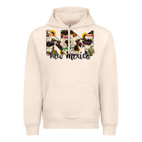 Sandshell new mexico state cowhide serape cactus Urban Hoodie - RanaPortraitStore