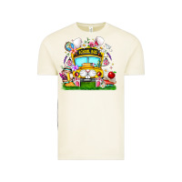 Vintage Arctic Easter School Bus Vintage Tee - CowhideDigitalArt