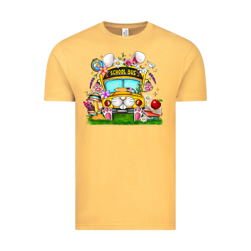 Easter School Bus Vintage Tee by CowhideDigitalArt | Teevron