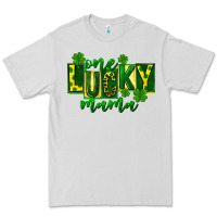 Dove Grey one lucky mama st patricks Premium Tee - FaDigitalArtStudio