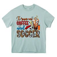 Arona I Run On Coffee And Soccer Frappe Heavy Core Tee - FaDigitalArtStudio