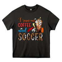 Asphalt I Run On Coffee And Soccer Frappe Heavy Core Tee - FaDigitalArtStudio
