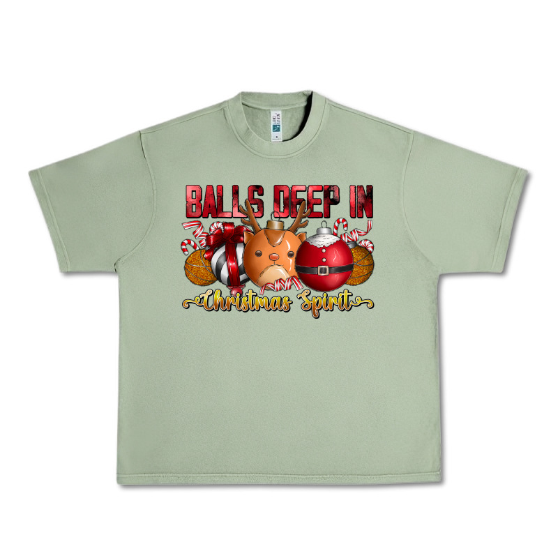 Balls Deep In Christmas Spirit Urban Heavy Tee by CowhideDigitalArt | Teevron