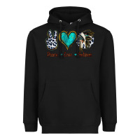 Black Peace Love Indians Heavyweight Hoodie - Jasminsmagicworld