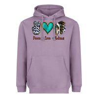 Lavender Peace Love Indians Heavyweight Hoodie - Jasminsmagicworld