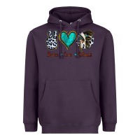 Plum Peace Love Indians Heavyweight Hoodie - Jasminsmagicworld