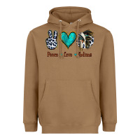 Toasted Coconut Peace Love Indians Heavyweight Hoodie - Jasminsmagicworld