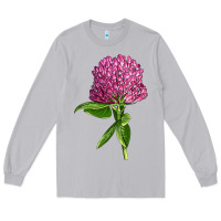 Moon Dust Red Clover Illustrations Long Sleeve Tee - LillyAllenDesigns
