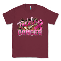 Burgundy Tackle cancer Football Classic Tee - FaDigitalArtStudio