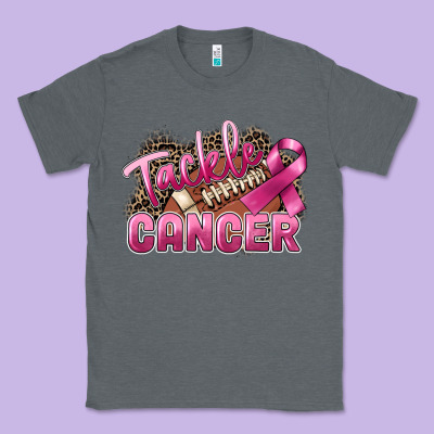 Tackle Cancer Football Classic Tee Designed By Fadigitalartstudio
