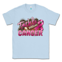 Dusty Blue Tackle cancer Football Classic Tee - FaDigitalArtStudio