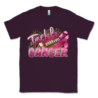 Plum Tackle cancer Football Classic Tee - FaDigitalArtStudio