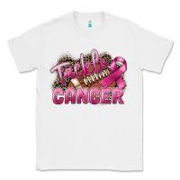 White Tackle cancer Football Classic Tee - FaDigitalArtStudio
