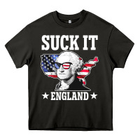 Asphalt funny george washington suck it england Heavy Core Tee - DesigneFamous