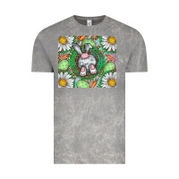 Cloud Rock Easter Bunny Vintage Tee - CowhideDigitalArt
