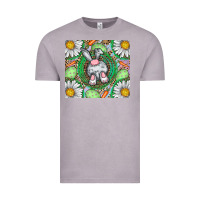 Vintage Zinc Easter Bunny Vintage Tee - CowhideDigitalArt