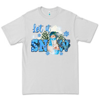 Dove Grey let it snow christmas Premium Tee - FaDigitalArtStudio