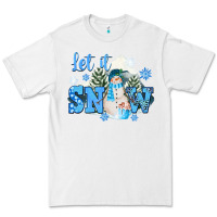 White let it snow christmas Premium Tee - FaDigitalArtStudio