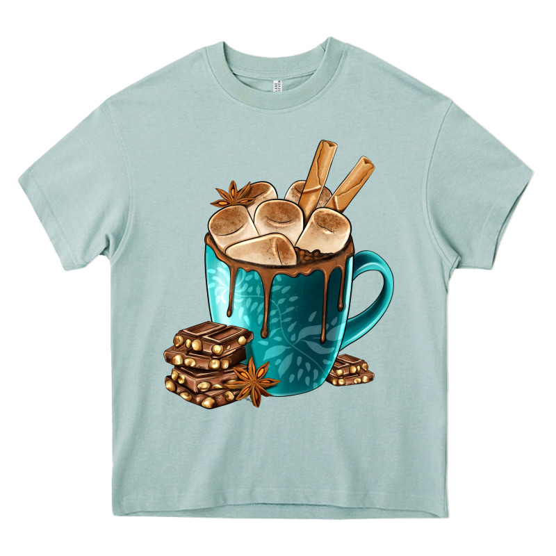 Chocolate And Coffee Heavy Core Tee by FaDigitalArtStudio | Teevron