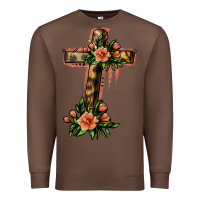 Chestnut Flower Cross Premium Sweatshirt - Jasminsmagicworld