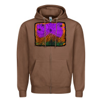 Chestnut halloween spider web background Zipper Hoodie - Jasminsmagicworld