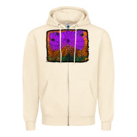 Sandshell halloween spider web background Zipper Hoodie - Jasminsmagicworld