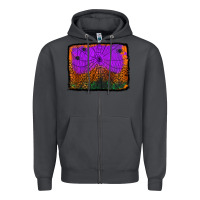 Smoke halloween spider web background Zipper Hoodie - Jasminsmagicworld