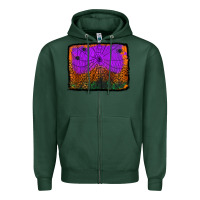 Sports Green halloween spider web background Zipper Hoodie - Jasminsmagicworld