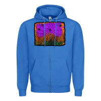 True Royal halloween spider web background Zipper Hoodie - Jasminsmagicworld