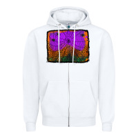 White halloween spider web background Zipper Hoodie - Jasminsmagicworld