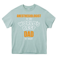 Arona anesthesiologist by day worlds best dad by night fathers day Heavy Core Tee - linhVisuals