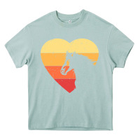 Arona Vintage Heart Horse Equestrian | Horse lover Heavy Core Tee - linhVisuals