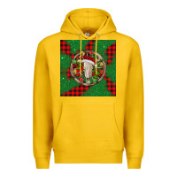 Lemon Christmas bull skull Premium Hoodie - BarkalooDesign