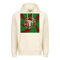 Sandshell Christmas bull skull Premium Hoodie - BarkalooDesign