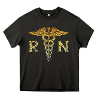 Asphalt rn registered nurse leopard lovely nursing student t shirt Heavy Core Tee - linhVisuals