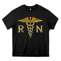 Rn Registered Nurse Leopard Lovely Nursing Student T Shirt Heavy Core Tee | Teevron
