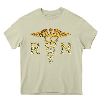 Mossy rn registered nurse leopard lovely nursing student t shirt Heavy Core Tee - linhVisuals