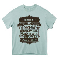 Arona labyrinth words Heavy Core Tee - linhVisuals