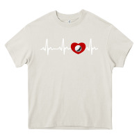 Cream my heart beats for golf Heavy Core Tee - linhVisuals