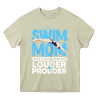 Mossy womens swimmer swim mom louder prouder sports mother t shirt t shirt Heavy Core Tee - linhVisuals