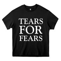 Black Tëärs För Fëärs WHITE Heavy Core Tee - linhVisuals