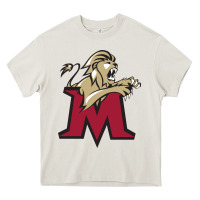 Cream lions, molloy college Heavy Core Tee - linhVisuals
