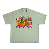 Oil Green Thanks A Latte Autumn Vibes Urban Heavy Tee - CowhideDigitalArt
