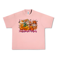 Salmon Thanks A Latte Autumn Vibes Urban Heavy Tee - CowhideDigitalArt