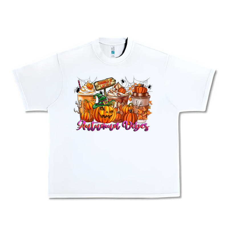 Thanks A Latte Autumn Vibes Urban Heavy Tee by CowhideDigitalArt | Teevron