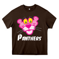Chocolate Brown pink panther custom Heavy Core Tee - linhVisuals